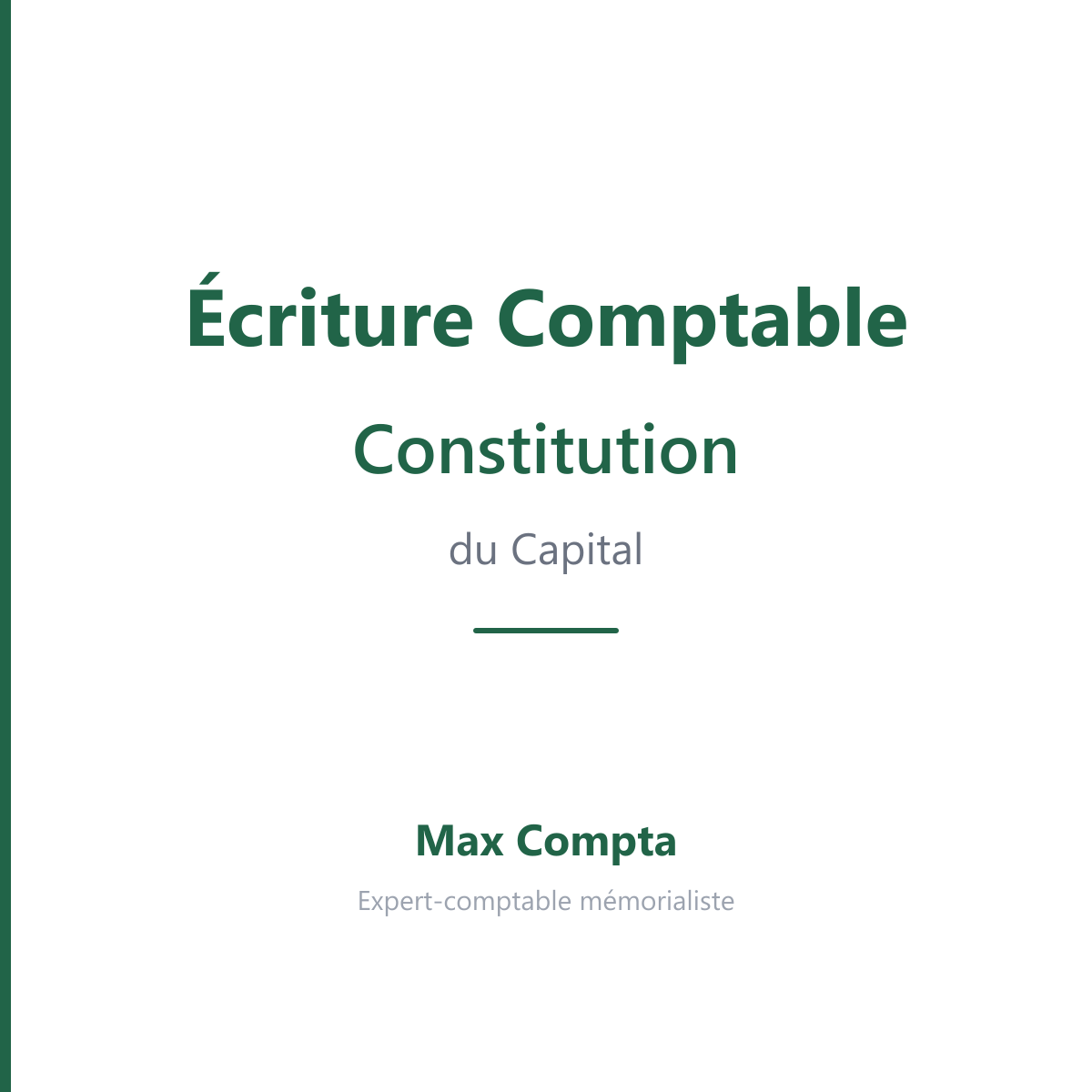 Constitution capital SA 4561 1012 1013 - Max Compta