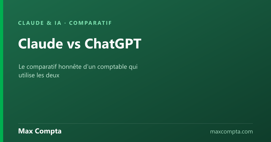 Claude vs ChatGPT : le comparatif honnête d’un comptable - Max Compta