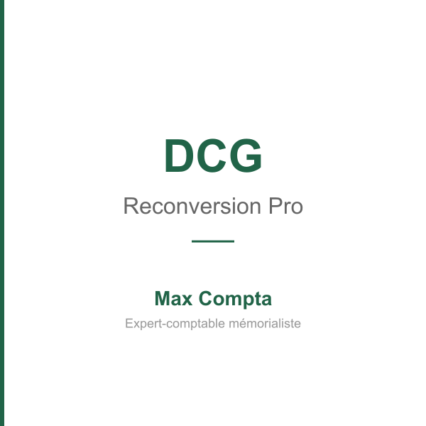 DCG reconversion professionnelle adulte formation CPF - Max Compta