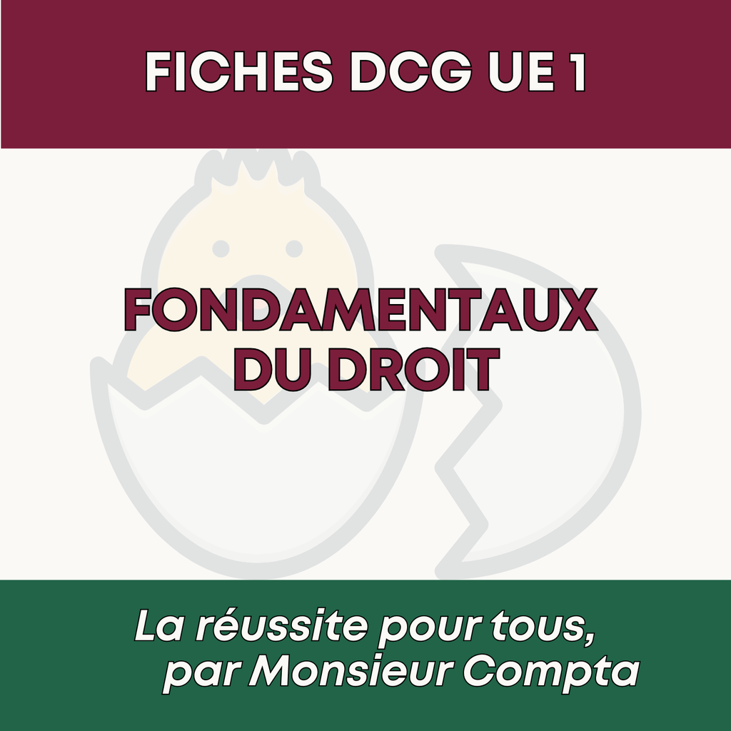 Aperçu fiche DCG UE 1 Fondamentaux du Droit - Pack Max Compta