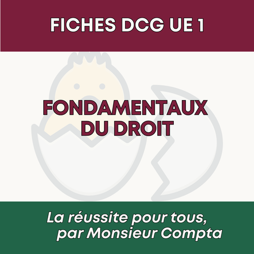 Aperçu fiche DCG UE 1 Fondamentaux du Droit - Pack Max Compta