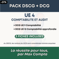 Pack DSCG UE 4 + prérequis DCG, 3 fiches de révision PDF - Max Compta