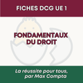 Extrait gratuit fiche DCG UE 1 Fondamentaux du Droit PDF - Max Compta