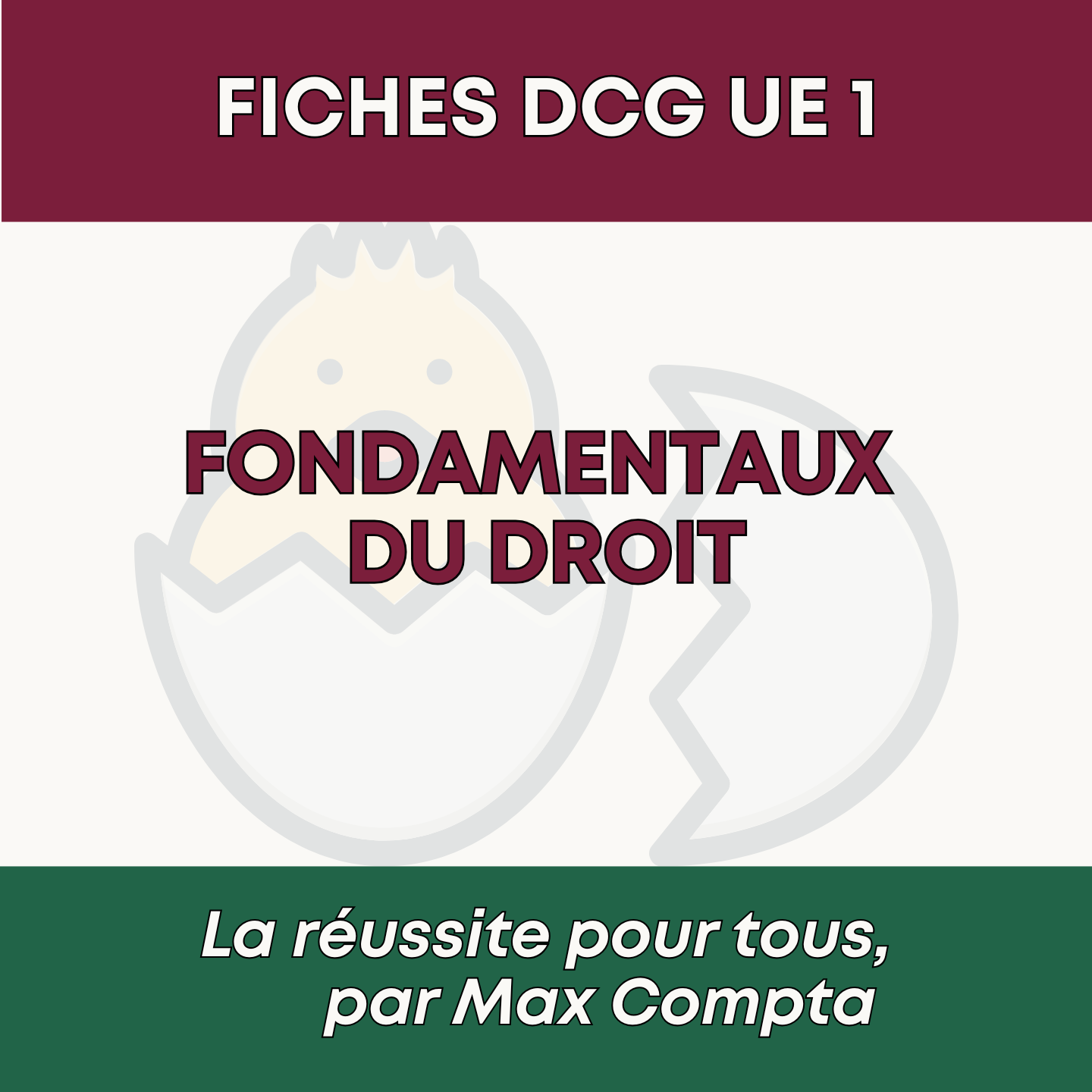 Extrait gratuit fiche DCG UE 1 Fondamentaux du Droit PDF - Max Compta