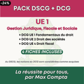Pack DSCG UE 1 + prérequis DCG, 4 fiches de révision PDF - Max Compta