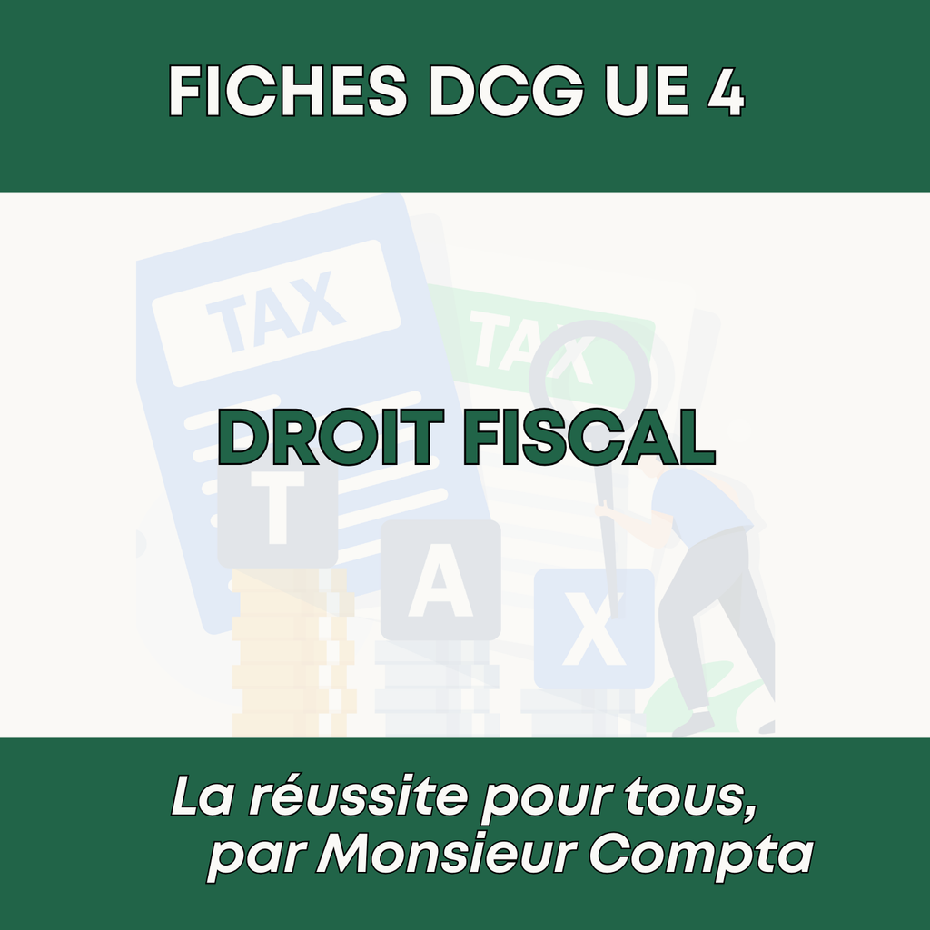 Aperçu fiche DCG UE 4 Droit fiscal - Pack Max Compta