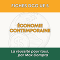Fiche de révision DCG UE 5 Économie Contemporaine PDF - Max Compta
