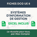 Fiche de révision DCG UE 8 Systèmes d'Information de Gestion PDF - Max Compta