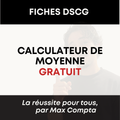 Calculateur de moyenne DSCG Excel gratuit - Max Compta