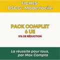 Fiches DSCG Pack 6 UE - PDF Max Compta