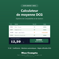 Calculateur moyenne DCG Excel gratuit - 13 UE, coefficients, mentions et verdict automatiques - Max Compta