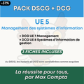 Pack DSCG UE 5 + prérequis DCG, 3 fiches de révision PDF - Max Compta